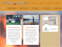 Tablet Screenshot of camparea.com
